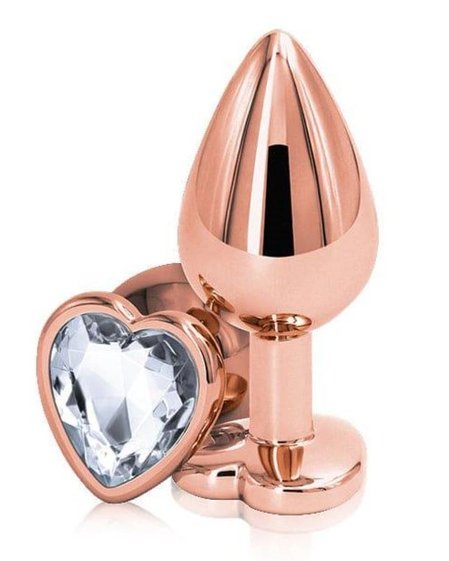Dop Anal Brilliant Anal Plug Small, Rose Gold, Piatra Transparenta, Passion Labs 1 Dop Anal Brilliant Anal Plug Small, Rose Gold, Piatra Transparenta, Passion Labs