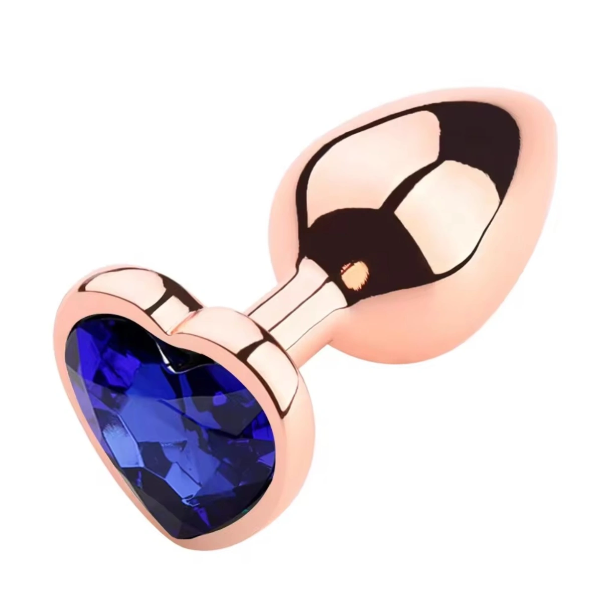 Dop Anal Brilliant Anal Plug Large, Rose Gold, Piatra Albastru Inchis, Passion Labs 1 Dop Anal Brilliant Anal Plug Large, Rose Gold, Piatra Albastru Inchis, Passion Labs