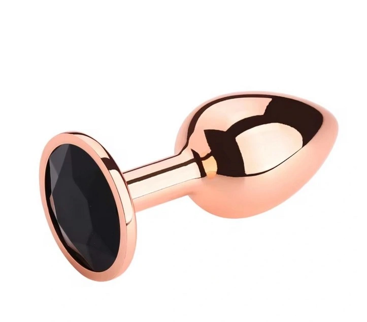 Dop Anal Charm Anal Plug Small, Rose Gold, Piatra Neagra, Passion Labs 1 Dop Anal Charm Anal Plug Small, Rose Gold, Piatra Neagra, Passion Labs