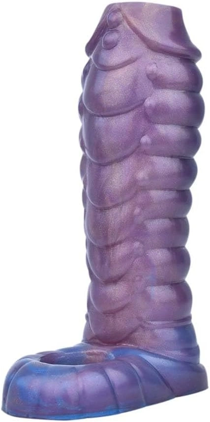 Manson Penis Daemon, Silicon Lichid, Mov, 15 cm 1 Manson Penis Daemon, Silicon Lichid, Mov, 15 cm