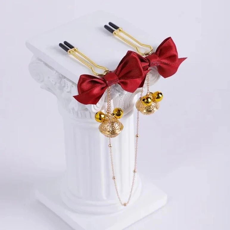 Clame Sfarcuri Splendour cu Clopotei, Rosu 1 Clame Sfarcuri Splendour cu Clopotei, Rosu