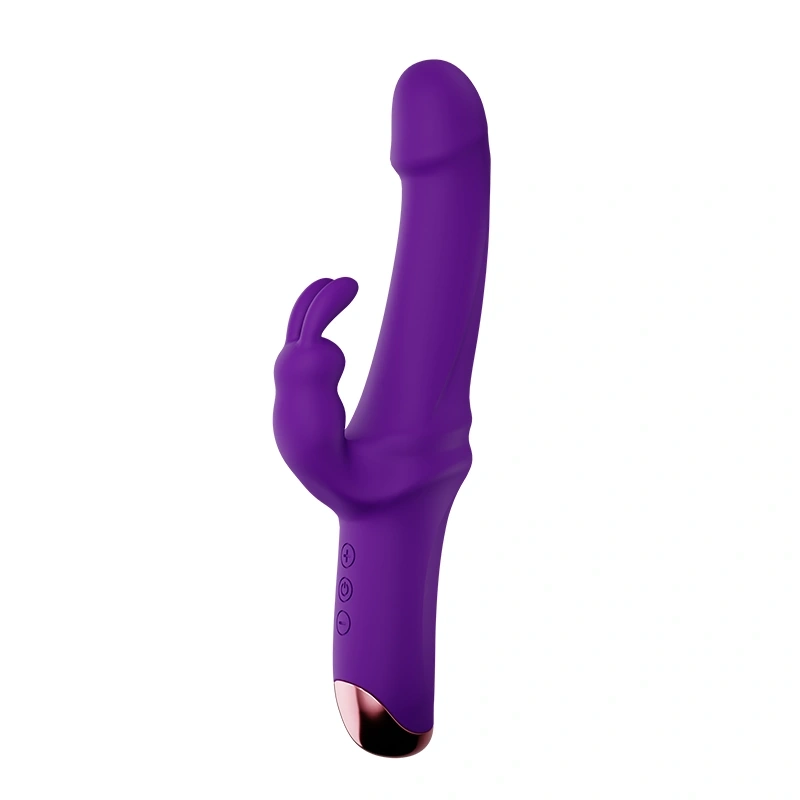 Vibrator Great Realistic Rabbit, 10 Moduri Vibratii Puternice, Silicon, USB, Mov, 22.5 cm, Mokko Toys 1 Vibrator Great Realistic Rabbit, 10 Moduri Vibratii Puternice, Silicon, USB, Mov, 22.5 cm, Mokko Toys