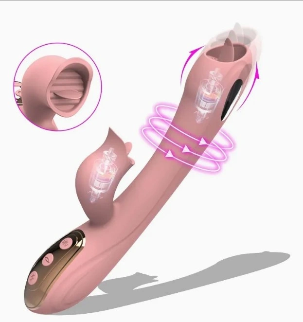 Vibrator Iepuras cu Electrostimulare, 10 Moduri Vibratii, 10 Moduri Licking, Silicon, USB, Roz, 22 cm, Mokko Toys 1 Vibrator Iepuras cu Electrostimulare, 10 Moduri Vibratii, 10 Moduri Licking, Silicon, USB, Roz, 22 cm, Mokko Toys