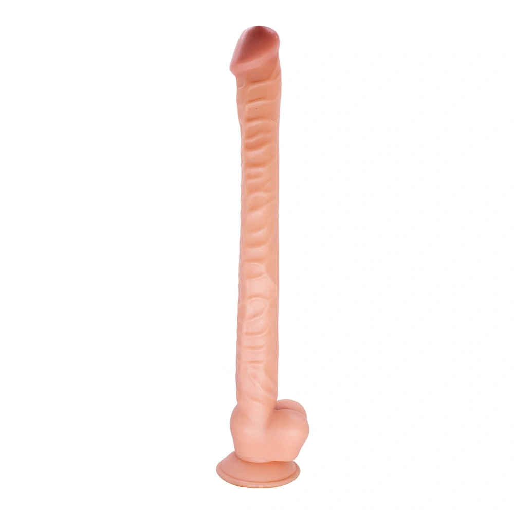 Dildo Realist The Great cu Ventuza, PVC, Natural, 42 cm 1 Dildo Realist The Great cu Ventuza, PVC, Natural, 42 cm