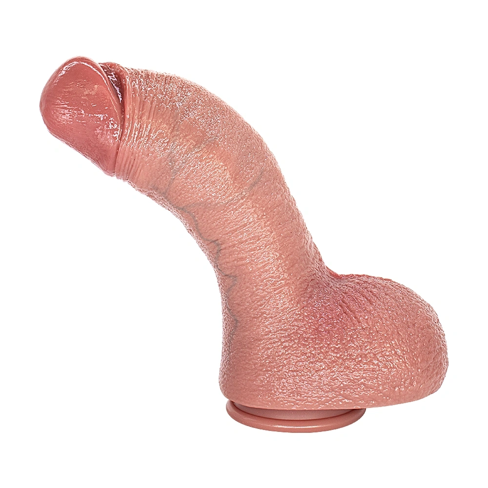 Dildo Realist Big D cu Ventuza, Silicon Lichid, Natural, 29.2 cm 1 Dildo Realist Big D cu Ventuza, Silicon Lichid, Natural, 29.2 cm