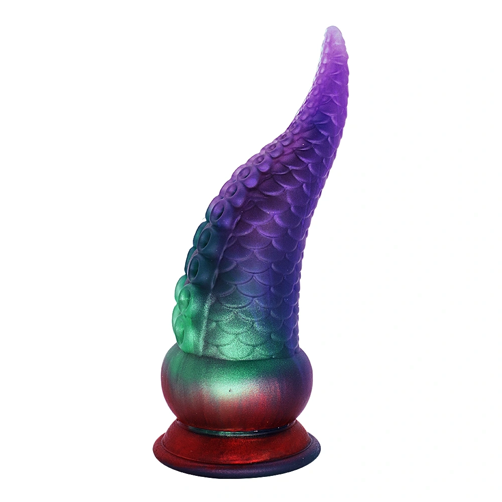 Dildo Fantasy No. 54 cu Ventuza, Silicon Lichid, Mov, 21.5 cm, Passion Labs 1 Dildo Fantasy No. 54 cu Ventuza, Silicon Lichid, Mov, 21.5 cm, Passion Labs