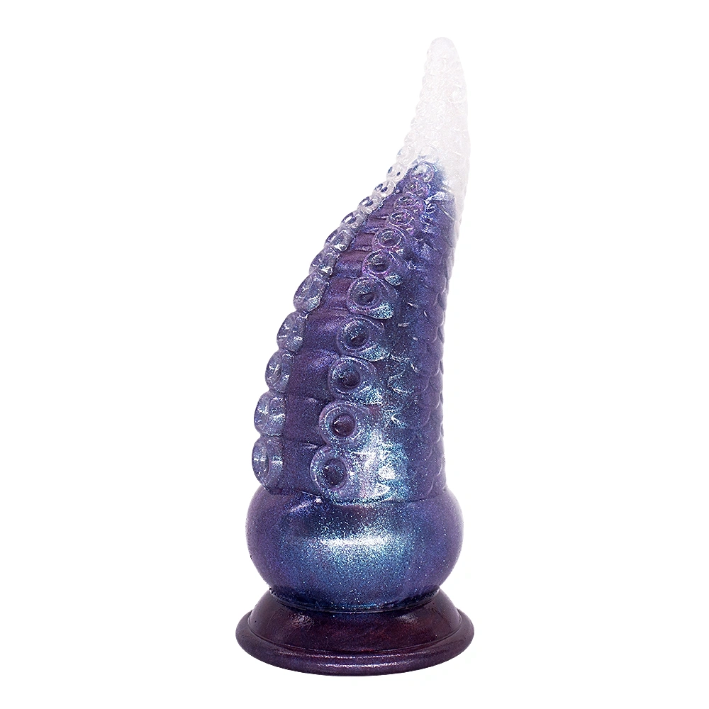 Dildo Fantasy No. 56 cu Ventuza, Silicon Lichid, Albastru, 21.5 cm, Passion Labs 1 Dildo Fantasy No. 56 cu Ventuza, Silicon Lichid, Albastru, 21.5 cm, Passion Labs