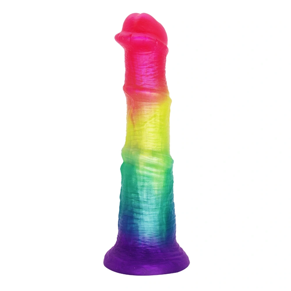 Dildo Premium Horse cu Ventuza, Silicon Lichid, Multicolor, 19.5 cm, Guilty Toys 1 Dildo Premium Horse cu Ventuza, Silicon Lichid, Multicolor, 19.5 cm, Guilty Toys