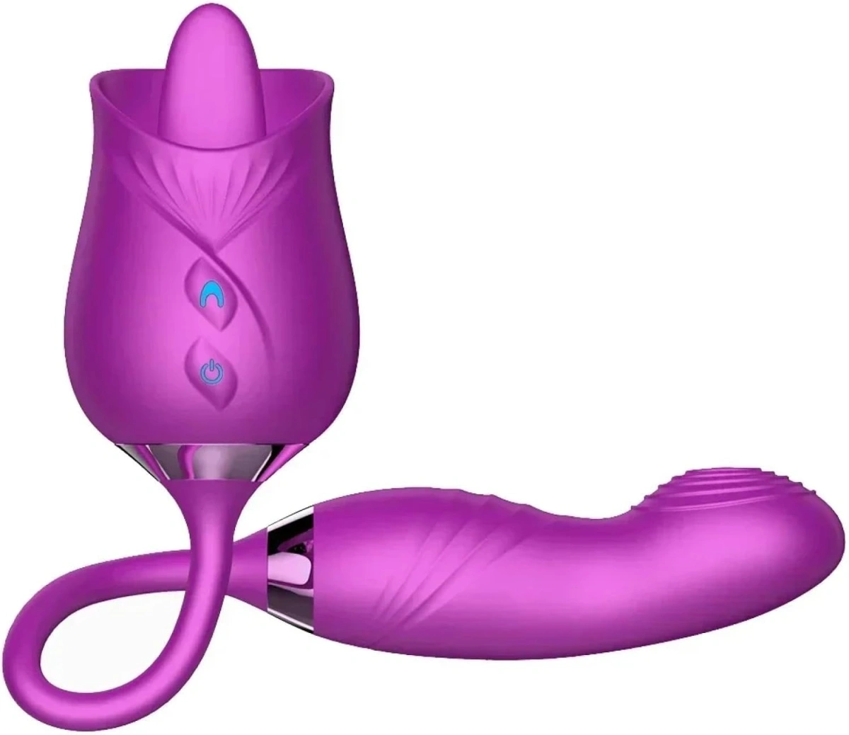 Stimulator Dublu, Vibrating, Licking, Fingering, Silicon, USB, Mov, 36.5 cm, Passion Labs 1 Stimulator Dublu, Vibrating, Licking, Fingering, Silicon, USB, Mov, 36.5 cm, Passion Labs