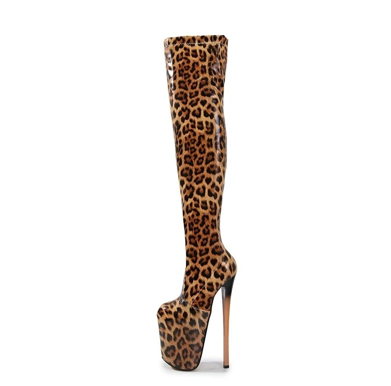 Cizme Sexy Animal Print, Marime 42 1 Cizme Sexy Animal Print, Marime 42
