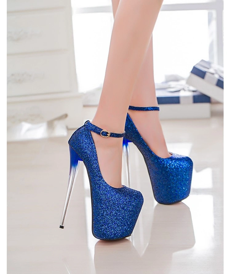 Pantofi Sexy Bluey cu Sclipici, Marime 43 1 Pantofi Sexy Bluey cu Sclipici, Marime 43