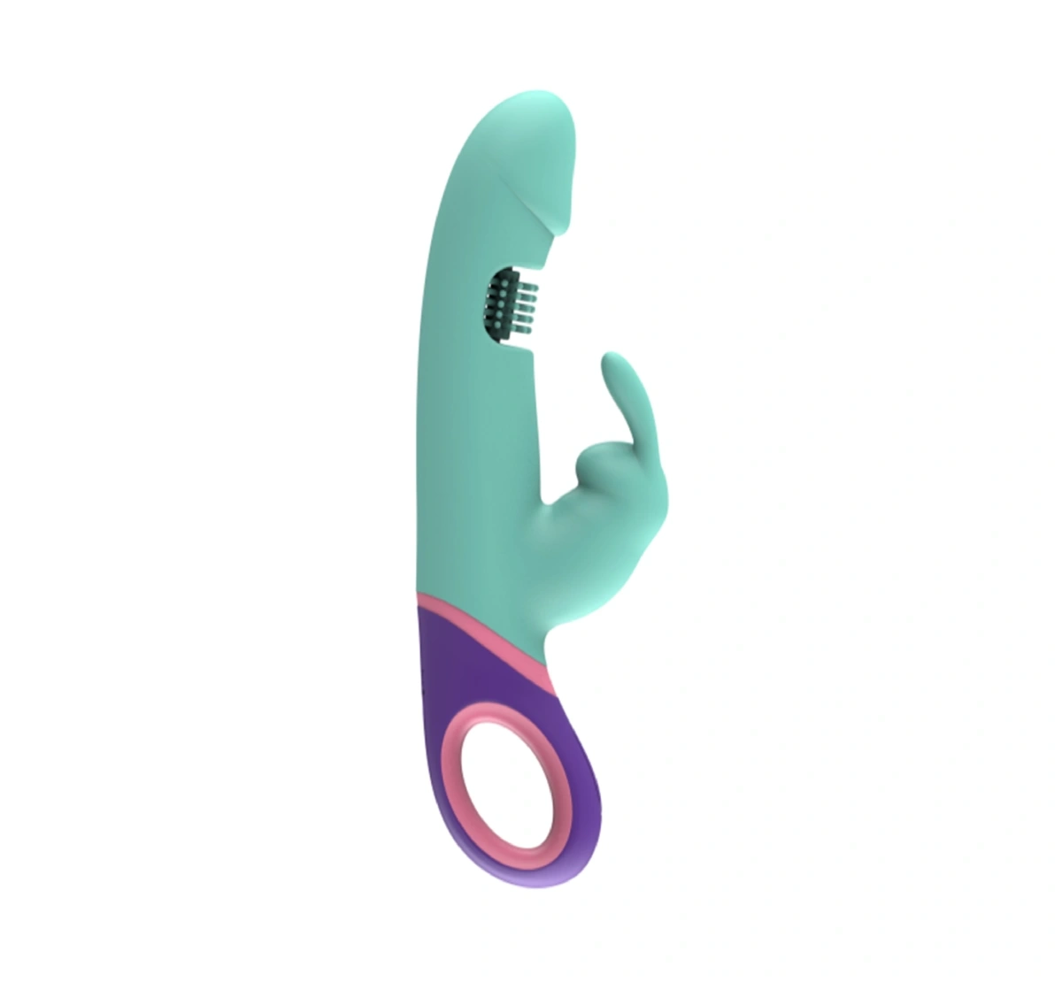 Vibrator Lust Rabbit, 10 Moduri Vibratii, 3 Moduri Rotatii Stimulatoare, Silicon, USB, Verde, 22.5 cm 1 Vibrator Lust Rabbit, 10 Moduri Vibratii, 3 Moduri Rotatii Stimulatoare, Silicon, USB, Verde, 22.5 cm