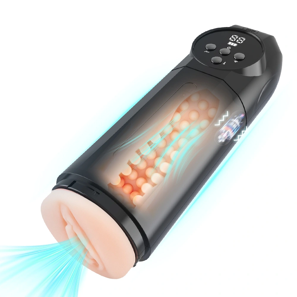 Masturbator Automat Pussy 9 Moduri Vibratii, 9 Moduri Suctiune, USB, TPE Realist, Negru, 27.4 cm 1 Masturbator Automat Pussy 9 Moduri Vibratii, 9 Moduri Suctiune, USB, TPE Realist, Negru, 27.4 cm