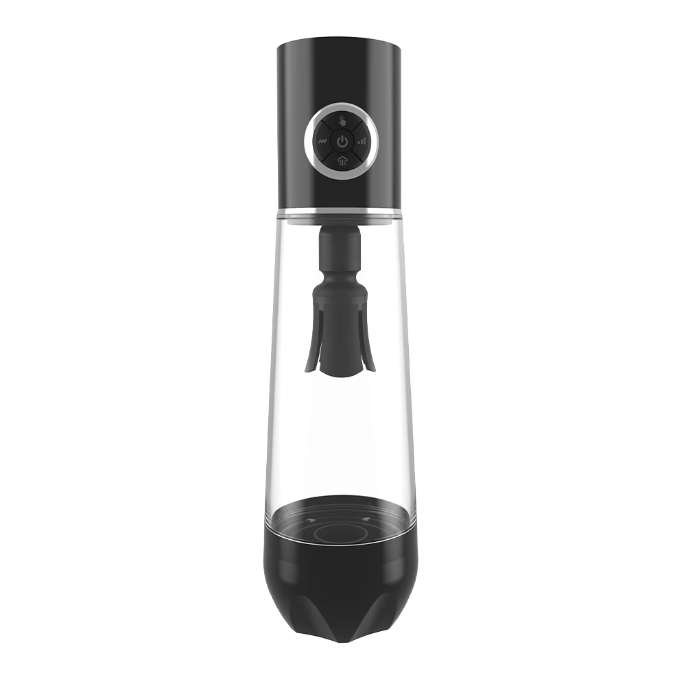 Pompa Electrica pentru Marirea Penisului cu Vibratii, 3 Niveluri Aspiratie, Functie Masaj, Luxury Pump, USB Magnetic, 31.6 cm