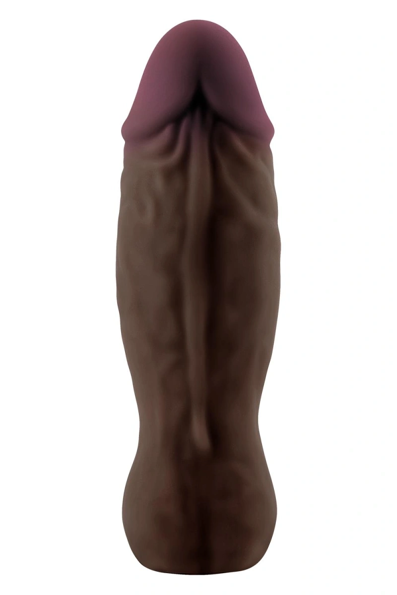 Vibrator Realist Shaft Bullet, 8 Moduri Vibratii, Silicon Lichid, USB Magnetic, Maro, 10.9 cm