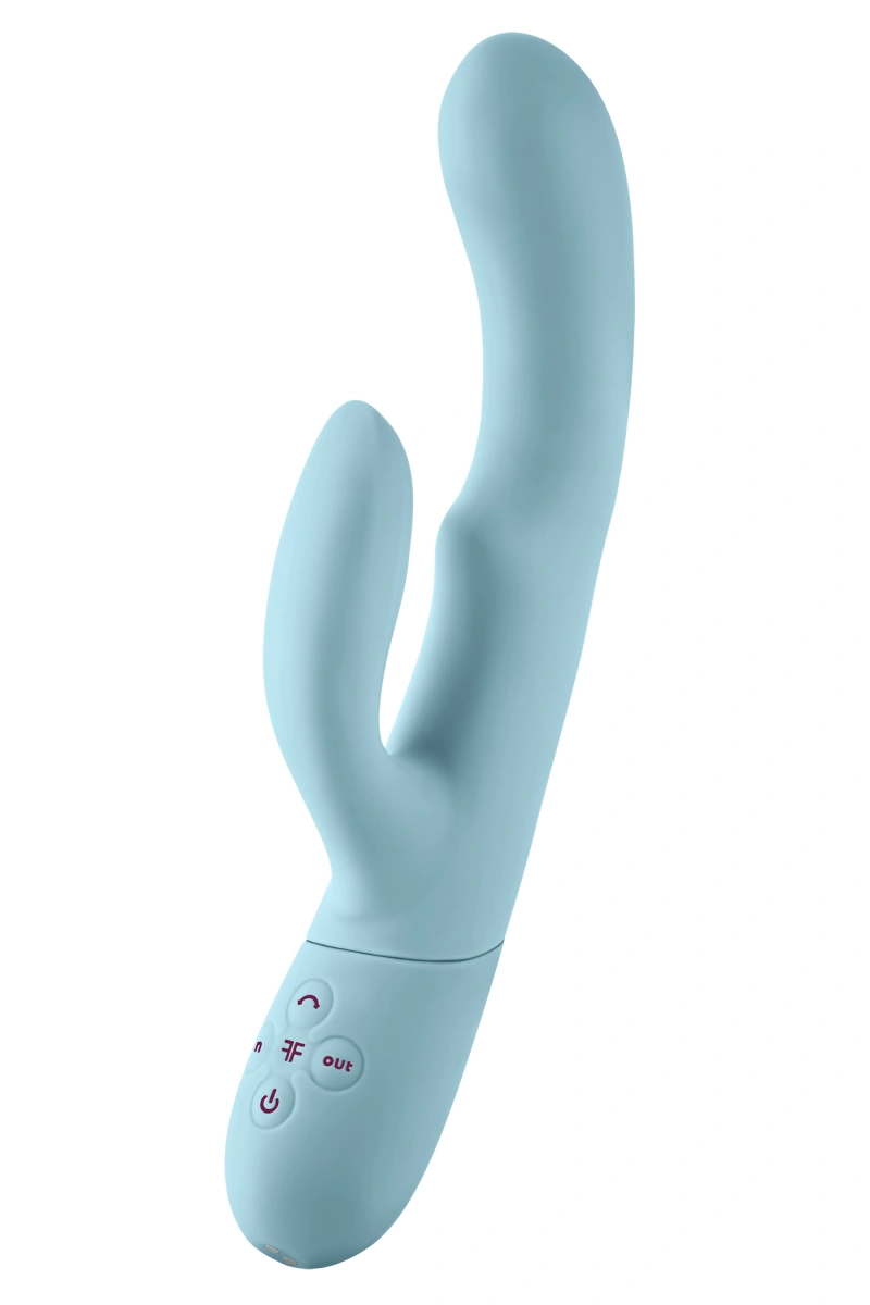 Vibrator Balai Swaying Motion FemmeFunn, 12 Moduri Vibratii, Silicon Premium, USB, Albastru Deschis, 23.1 cm 1 Vibrator Balai Swaying Motion FemmeFunn, 12 Moduri Vibratii, Silicon Premium, USB, Albastru Deschis, 23.1 cm