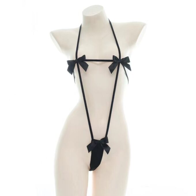 Micro Body cu Fundite, Negru, S-L 1 Micro Body cu Fundite, Negru, S-L