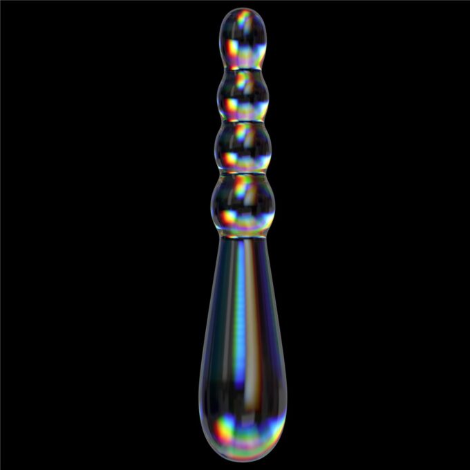 Dildo Twilight Gleam Rising Ripples, Sticla, 19 cm 1 Dildo Twilight Gleam Rising Ripples, Sticla, 19 cm