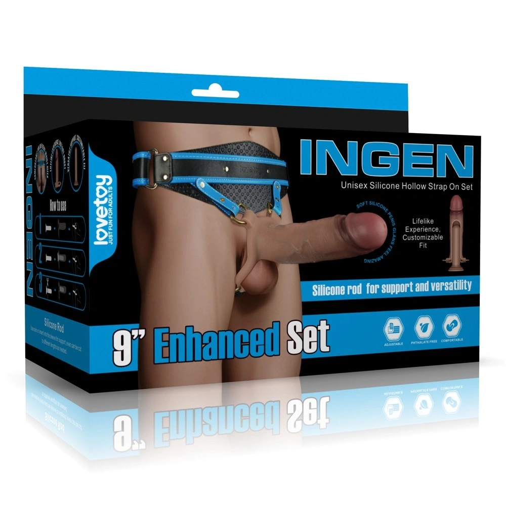 Set Strap-on INGEN Unisex, Silicon, XS/S/M, Natural, 21.4 cm 1 Set Strap-on INGEN Unisex, Silicon, XS/S/M, Natural, 21.4 cm