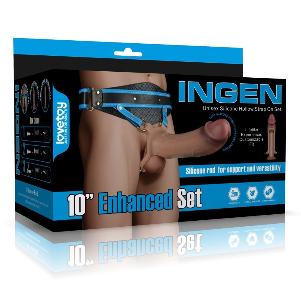 Set Strap-on INGEN Unisex, Silicon, XS/S/M, Natural, 23.6 cm 1 Set Strap-on INGEN Unisex, Silicon, XS/S/M, Natural, 23.6 cm
