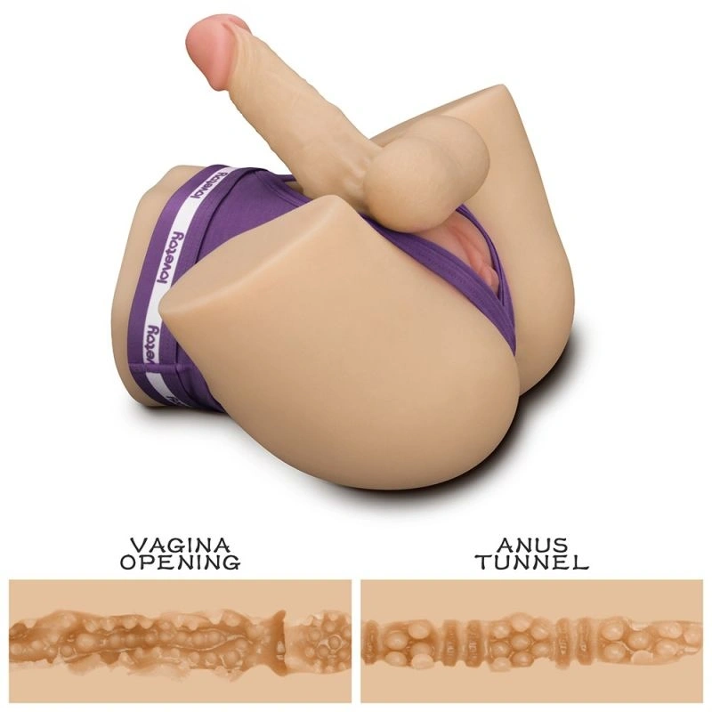 Masturbator Streetgirl's Sensation Pulse cu Dildo, Natural, 2.62 kg 1 Masturbator Streetgirl's Sensation Pulse cu Dildo, Natural, 2.62 kg