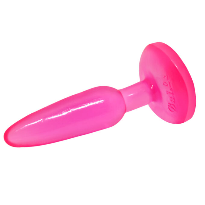 Dop Anal cu Ventuza, PVC, Roz, 14 cm 1 Dop Anal cu Ventuza, PVC, Roz, 14 cm