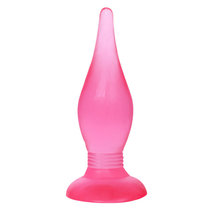 Dop Anal Fantasy, cu Ventuza, PVC, Roz, 14 cm 1 Dop Anal Fantasy, cu Ventuza, PVC, Roz, 14 cm