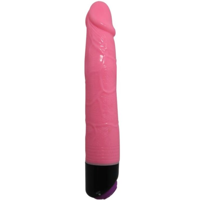 Vibrator Realist Multispeed Colorful Sex, TPR, Roz, 23.3 cm 1 Vibrator Realist Multispeed Colorful Sex, TPR, Roz, 23.3 cm