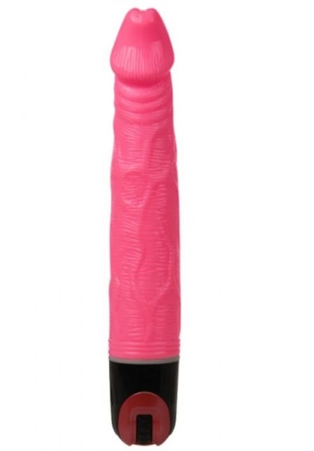 Vibrator Realist, Multispeed, TPR, Roz, 24 cm 1 Vibrator Realist, Multispeed, TPR, Roz, 24 cm