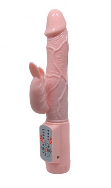 Vibrator Dragon 4 Moduri Vibratii, 4 Moduri Rotatii, TPR, USB, Natural, 23 cm 1 Vibrator Dragon 4 Moduri Vibratii, 4 Moduri Rotatii, TPR, USB, Natural, 23 cm