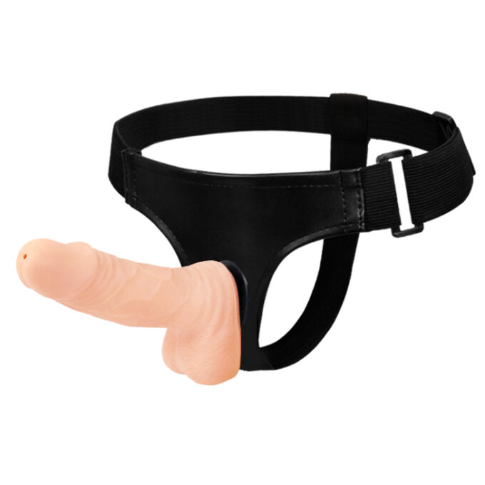 Strap-on Passionate Harness Dildo Realist, TPR, Natural, 15 cm 1 Strap-on Passionate Harness Dildo Realist, TPR, Natural, 15 cm