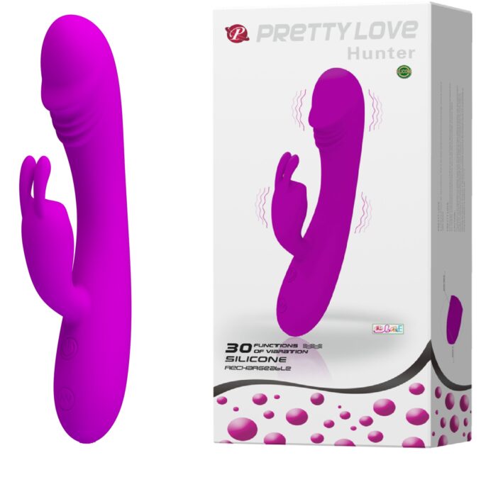 Vibrator Iepuras Hunter, 30 Moduri Vibratii, Silicon, USB, Mov, 17 cm 1 Vibrator Iepuras Hunter, 30 Moduri Vibratii, Silicon, USB, Mov, 17 cm