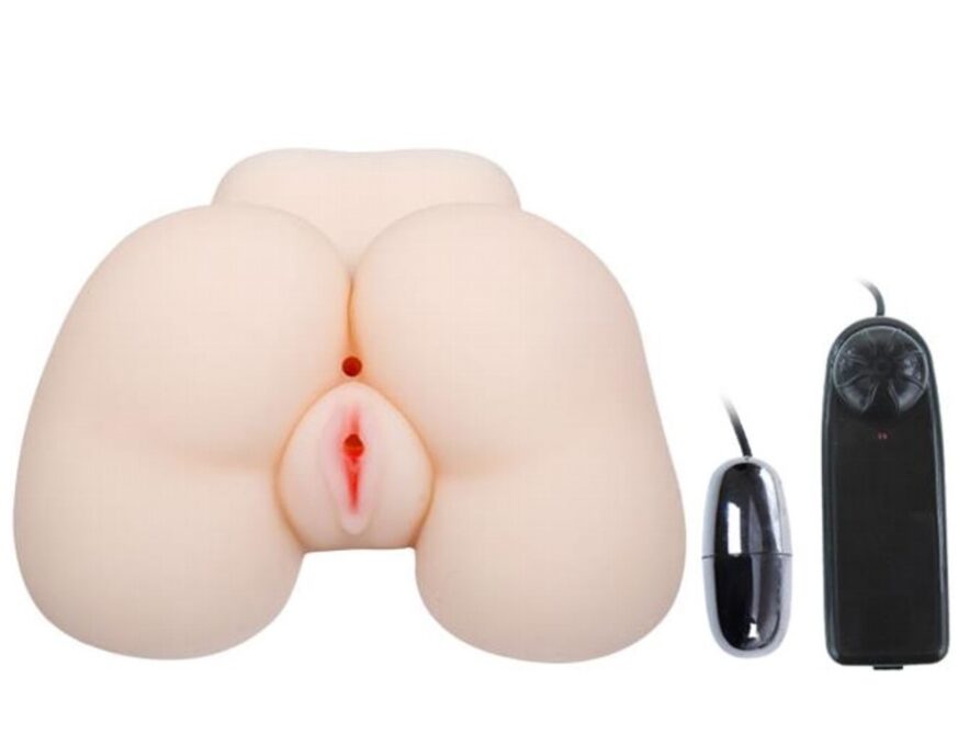 Masturbator Realist Pussy&Anus cu Ou Vibrator Multispeed 1 Masturbator Realist Pussy&Anus cu Ou Vibrator Multispeed
