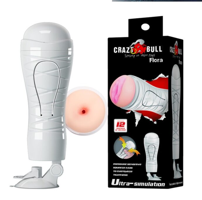Masturbator Anus Flora cu Ventuza Crazy Bull, 12 Moduri Vibratii, TPR Life-Like 1 Masturbator Anus Flora cu Ventuza Crazy Bull, 12 Moduri Vibratii, TPR Life-Like