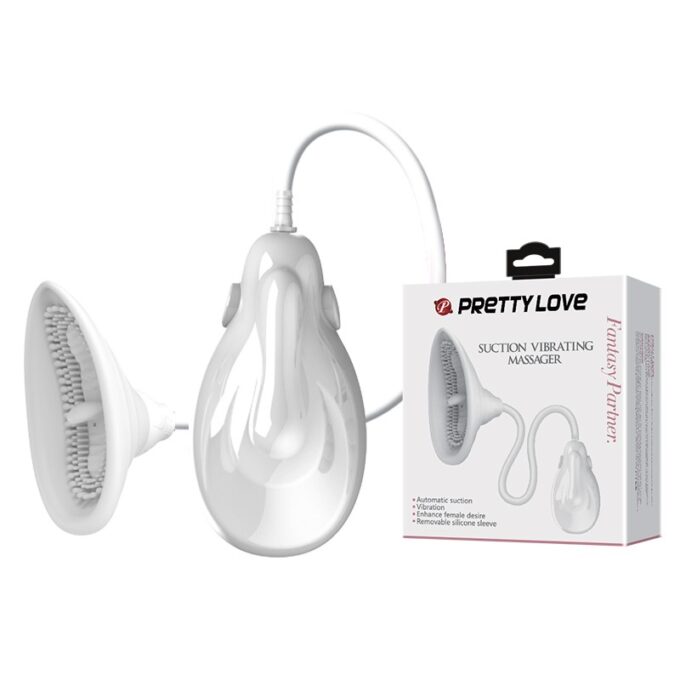 Pompa cu Vibratii pentru Clitoris si Sani Fantasy Partner, Silicon, Alb 1 Pompa cu Vibratii pentru Clitoris si Sani Fantasy Partner, Silicon, Alb