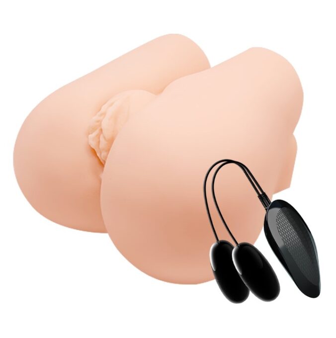 Masturbator Realist Dublu Vagin&Anus cu Vibratii Multispeed Crazy Bull, Natural 1 Masturbator Realist Dublu Vagin&Anus cu Vibratii Multispeed Crazy Bull, Natural
