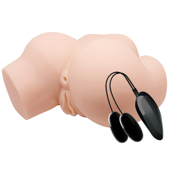 Masturbator Crazy Bull Double Pleasure Pussy&Ass, Multispeed, TPR, Natural, 2.2 kg 1 Masturbator Crazy Bull Double Pleasure Pussy&Ass, Multispeed, TPR, Natural, 2.2 kg