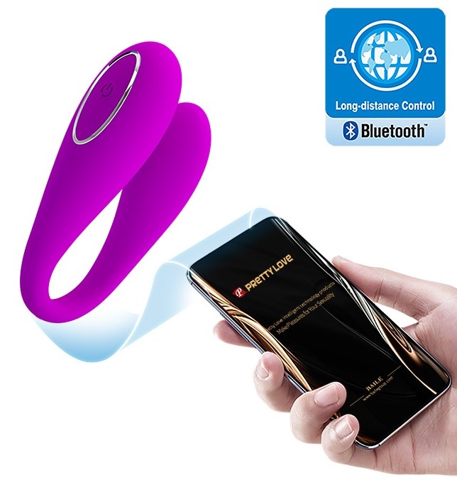 Vibrator Pretty Love August, Bluetooth Control Free App, Silicon, USB, Mov 1 Vibrator Pretty Love August, Bluetooth Control Free App, Silicon, USB, Mov