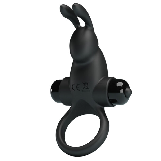 Inel de Penis Pretty Love, 10 Moduri Vibratii, Silicone, Negru 1 Inel de Penis Pretty Love, 10 Moduri Vibratii, Silicone, Negru