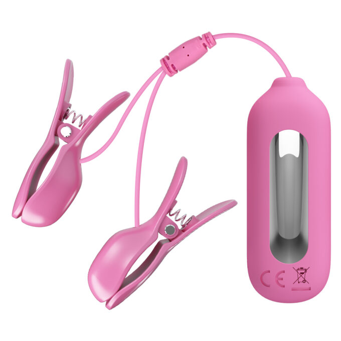 Clame Sfarcuri Pretty Love Vibro Nipple Clips, 3 Moduri Electrostimulare, 7 Moduri Vibratii, USB 1 Clame Sfarcuri Pretty Love Vibro Nipple Clips, 3 Moduri Electrostimulare, 7 Moduri Vibratii, USB