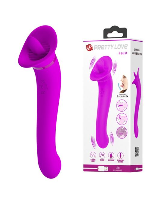 Stimulator Faust 12 Moduri Vibratii + 12 Moduri Licking, Silicon, Usb, Mov, 21.9 cm 1 Stimulator Faust 12 Moduri Vibratii + 12 Moduri Licking, Silicon, Usb, Mov, 21.9 cm