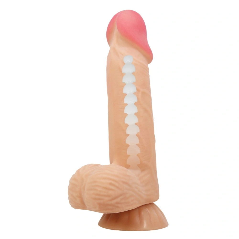 Dildo Realist Sliding Skin, Bendable, Lifelike Skin, Natural, 20.6 cm 1 Dildo Realist Sliding Skin, Bendable, Lifelike Skin, Natural, 20.6 cm