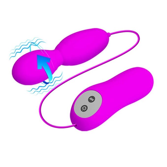 Ou Vibrator Pretty Love Vega, 12 Moduri Vibratii si Rotatii, Silicon, Mov 1 Ou Vibrator Pretty Love Vega, 12 Moduri Vibratii si Rotatii, Silicon, Mov