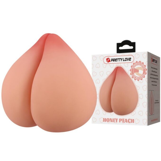 Masturbator Honey Peach, TPR, Natural, 9.5 cm 1 Masturbator Honey Peach, TPR, Natural, 9.5 cm