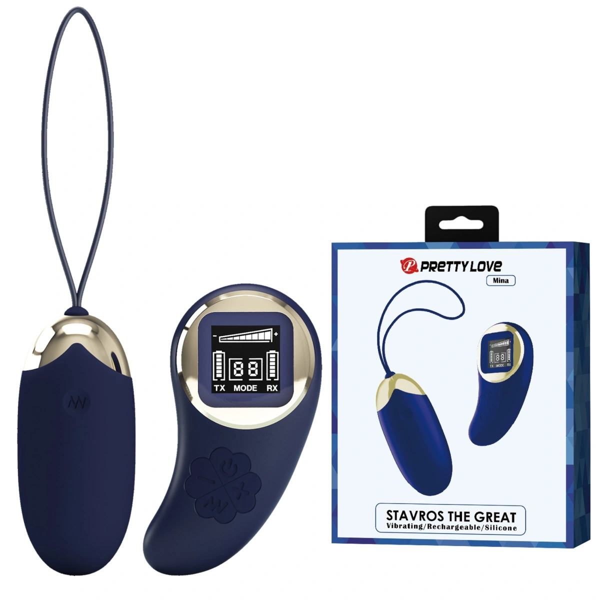 Ou Vibrator Mina, 10 Moduri Vibratii, Telecomanda Wireless cu Ecran Led, Silicon, USB, Albastru Inchis 1 Ou Vibrator Mina, 10 Moduri Vibratii, Telecomanda Wireless cu Ecran Led, Silicon, USB, Albastru Inchis