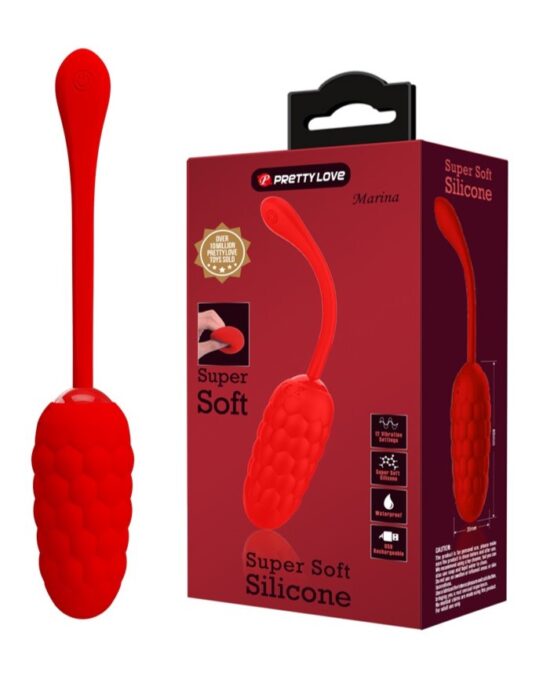 Ou Vibrator Marina, 12 Moduri Vibratii, Silicon, USB, Rosu 1 Ou Vibrator Marina, 12 Moduri Vibratii, Silicon, USB, Rosu