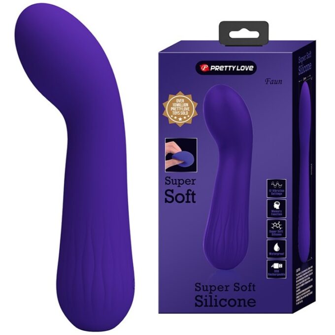 Vibrator Punctul G Faun, 12 Moduri Vibratii, Silicon, USB, Violet, 15 cm 1 Vibrator Punctul G Faun, 12 Moduri Vibratii, Silicon, USB, Violet, 15 cm
