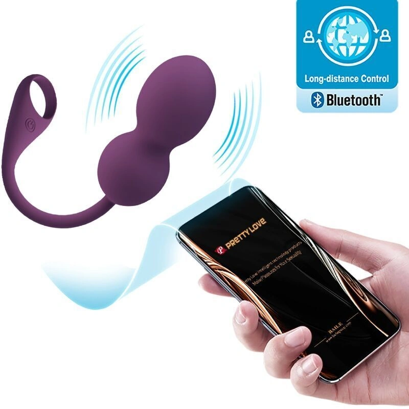 Bile Kegel Elvira 12 Moduri Vibratii, Silicon, USB, Bluetooth Control, Free App, Mov Inchis, 22 cm 1 Bile Kegel Elvira 12 Moduri Vibratii, Silicon, USB, Bluetooth Control, Free App, Mov Inchis, 22 cm
