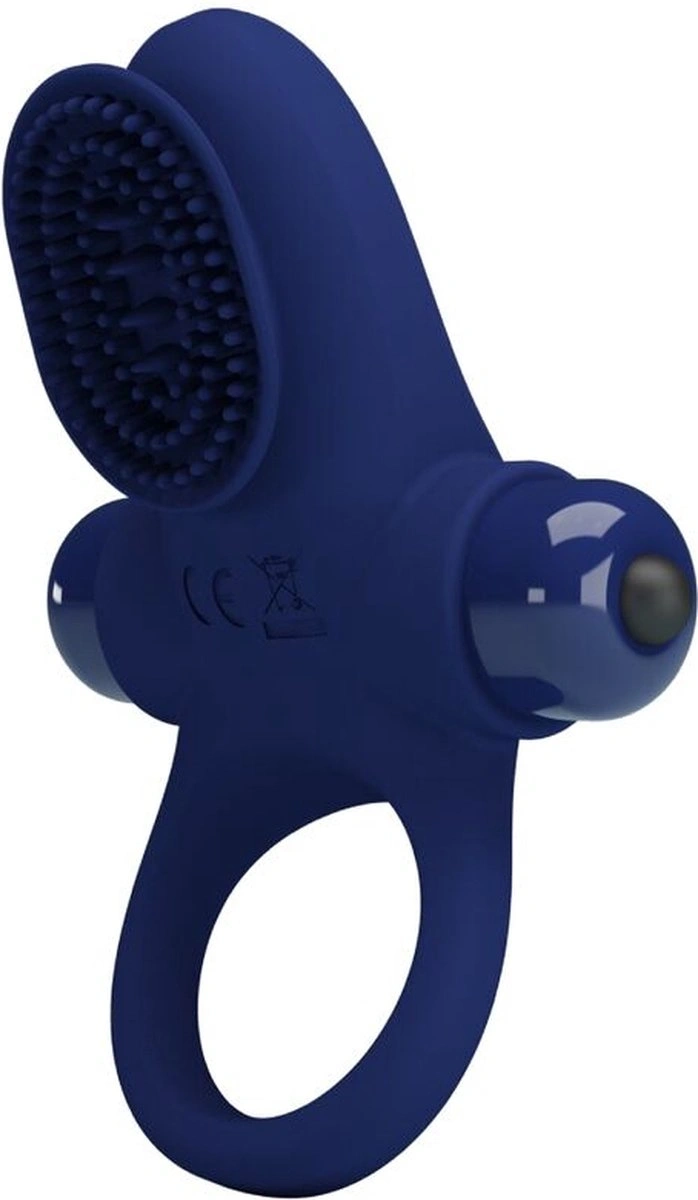 Inel de Penis Palle, 10 Moduri Vibratii, Silicon, Albastru 1 Inel de Penis Palle, 10 Moduri Vibratii, Silicon, Albastru