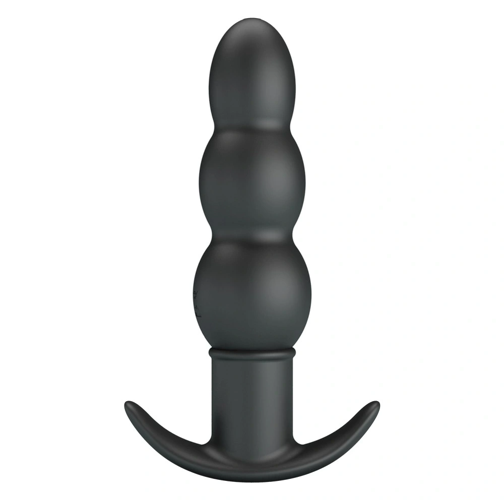 Vibator Anal Aeaeas, 10 Moduri Vibratii, Silicon, Negru, 11 cm 1 Vibator Anal Aeaeas, 10 Moduri Vibratii, Silicon, Negru, 11 cm